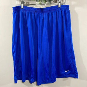 NWOT Nike Team Lined Nylon Athletic Shorts 9” Blue XXLT